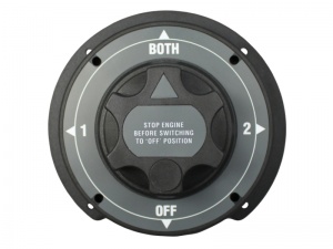 Marine Battery Changeover Switch (round) - 4 Posn | 12 Volt Planet